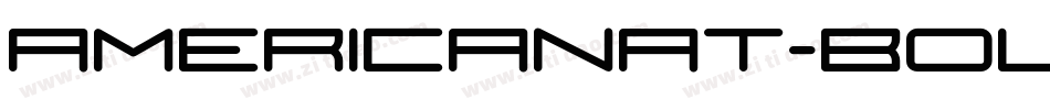 AmericanaT-Bold字体转换