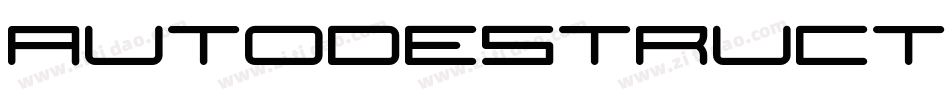 AutodestructbbBold-Gq5q字体转换