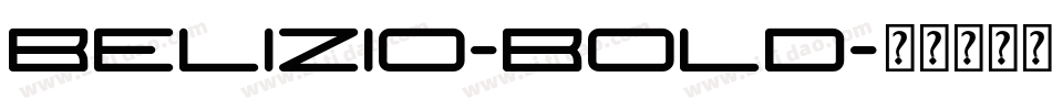 Belizio-Bold字体转换