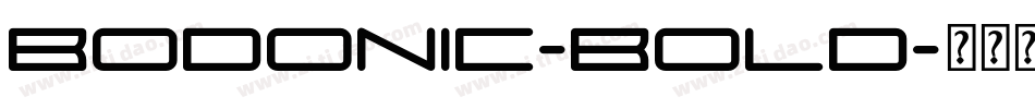 BodoniC-Bold字体转换
