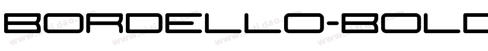 Bordello-Bold字体转换