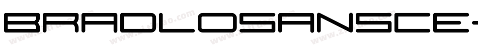 BradloSansCE-Bold字体转换