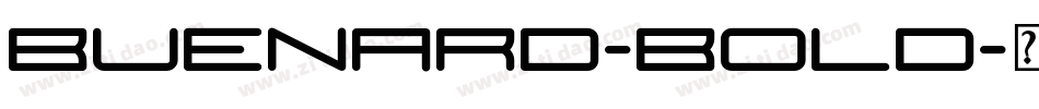 Buenard-Bold字体转换