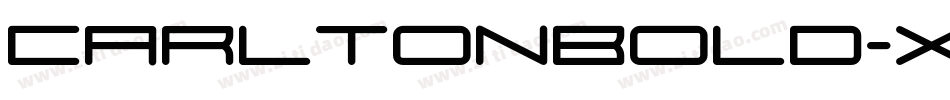 CarltonBold-Xer9字体转换