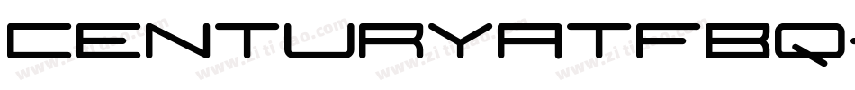 CenturyATFBQ-Bold字体转换