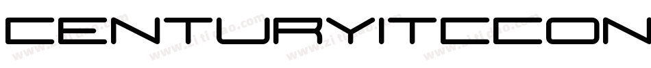 CenturyITCCondensedBQ-Bold字体转换