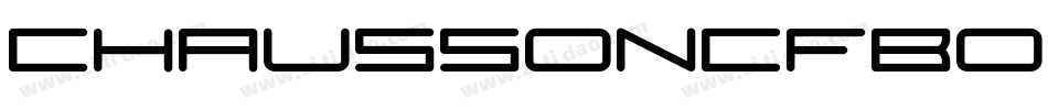 ChaussonCFBold-Bold字体转换