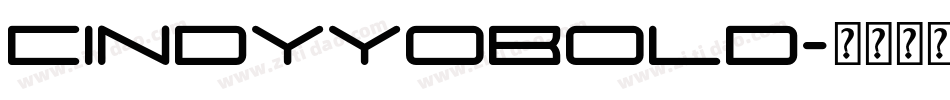 CindyyoBold字体转换
