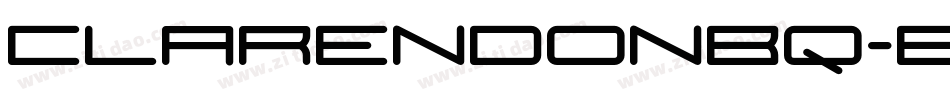 ClarendonBQ-Bold字体转换