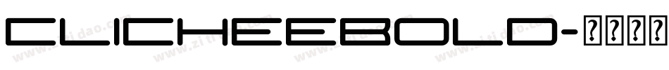 ClicheeBold字体转换