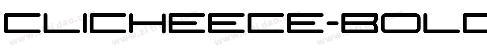 ClicheeCE-Bold字体转换
