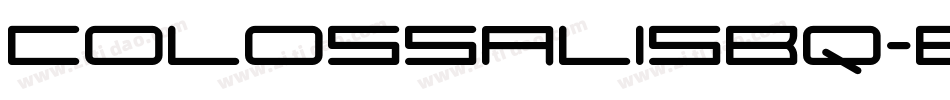 ColossalisBQ-Bold字体转换