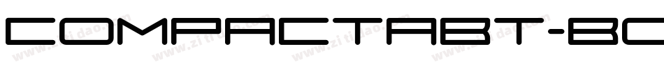 CompactaBT-Bold字体转换