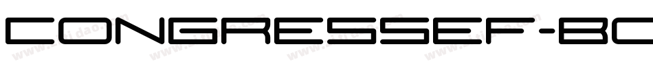 CongressEF-Bold字体转换