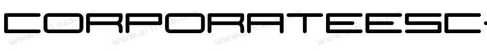 CorporateESC-Bold字体转换