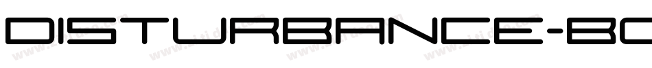 Disturbance-Bold字体转换