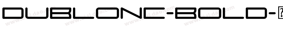 DublonC-Bold字体转换