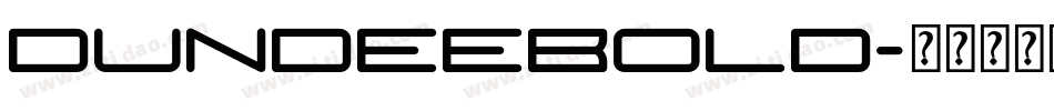 DundeeBold字体转换