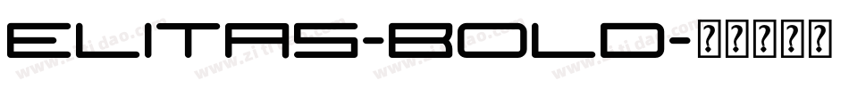 ELITAS-Bold字体转换