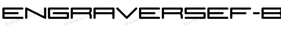 EngraversEF-Bold字体转换