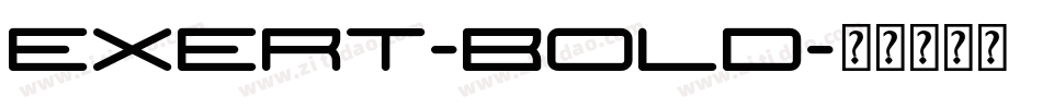 Exert-Bold字体转换