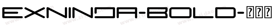 Exninja-Bold字体转换