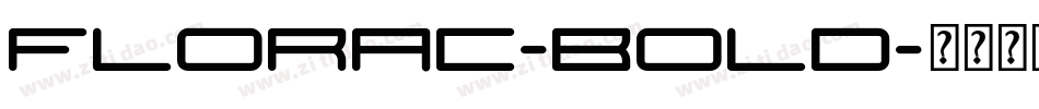 FloraC-Bold字体转换