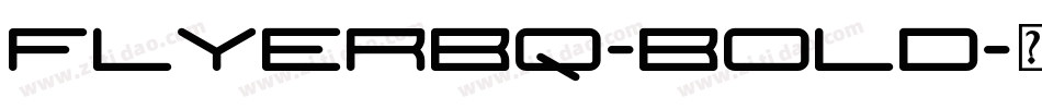 FlyerBQ-Bold字体转换