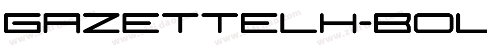 GazetteLH-Bold字体转换