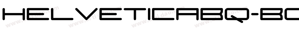 HelveticaBQ-Bold字体转换