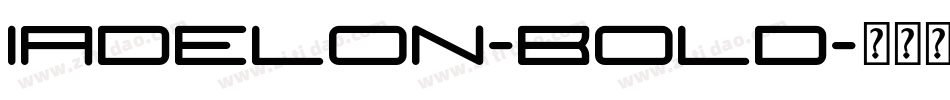 Iadelon-Bold字体转换