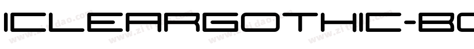 Icleargothic-Bold字体转换