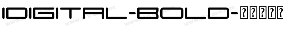 Idigital-Bold字体转换