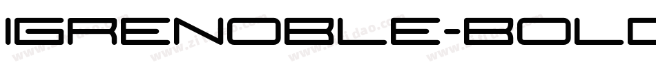 Igrenoble-Bold字体转换