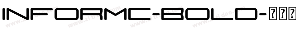 InformC-Bold字体转换