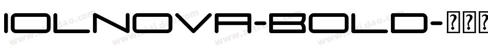 Iolnova-Bold字体转换