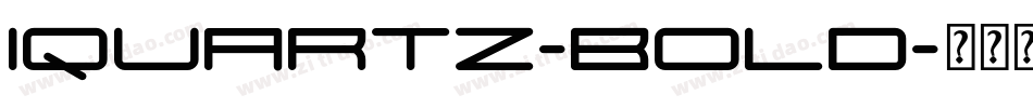 Iquartz-Bold字体转换
