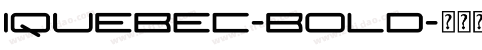 Iquebec-Bold字体转换