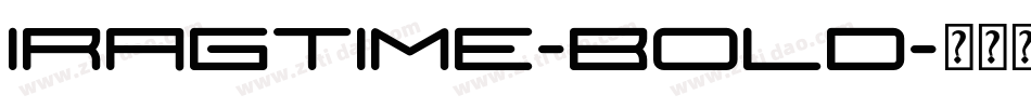 Iragtime-Bold字体转换