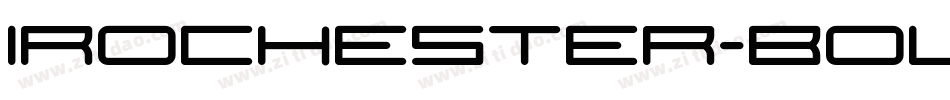 Irochester-Bold字体转换