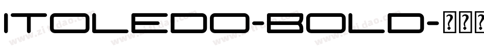 Itoledo-Bold字体转换
