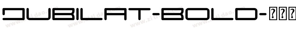 Jubilat-Bold字体转换