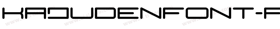 KajudenFont-full-Bold转换器字体转换
