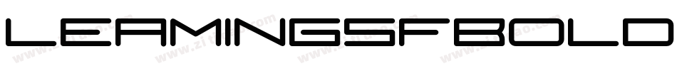 LeamingSFBold字体转换