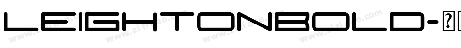 LeightonBold字体转换