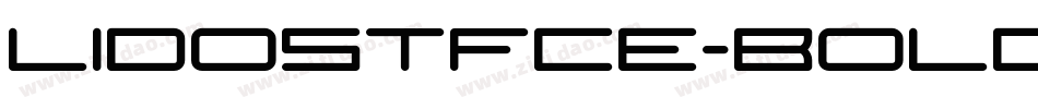 LidoSTFCE-Bold字体转换