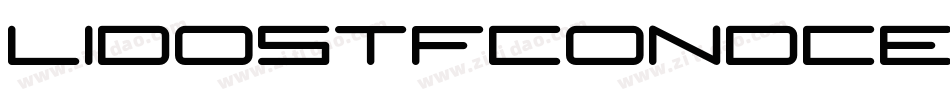 LidoSTFCondCE-Bold字体转换