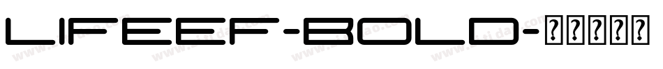 LifeEF-Bold字体转换