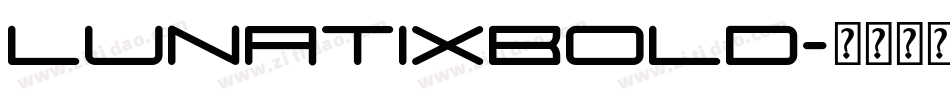 LunatixBold字体转换