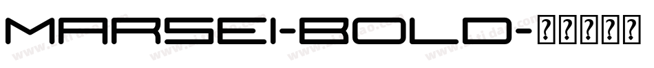Marsei-Bold字体转换